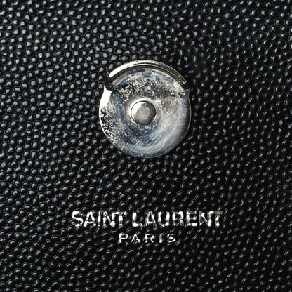 Saint Laurent Grain De Poudre Studded Small Classic Monogram Kate Satchel 5 of 8
