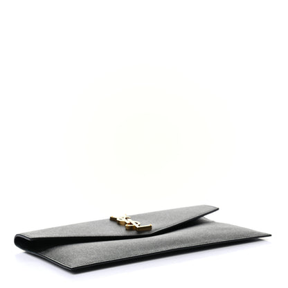 Saint Laurent Grain De Poudre Uptown Pouch Black 4 of 8