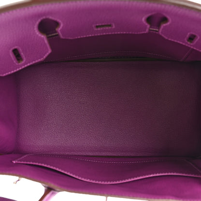 Hermes Togo BIRKIN 30 Anemone 5 of 11