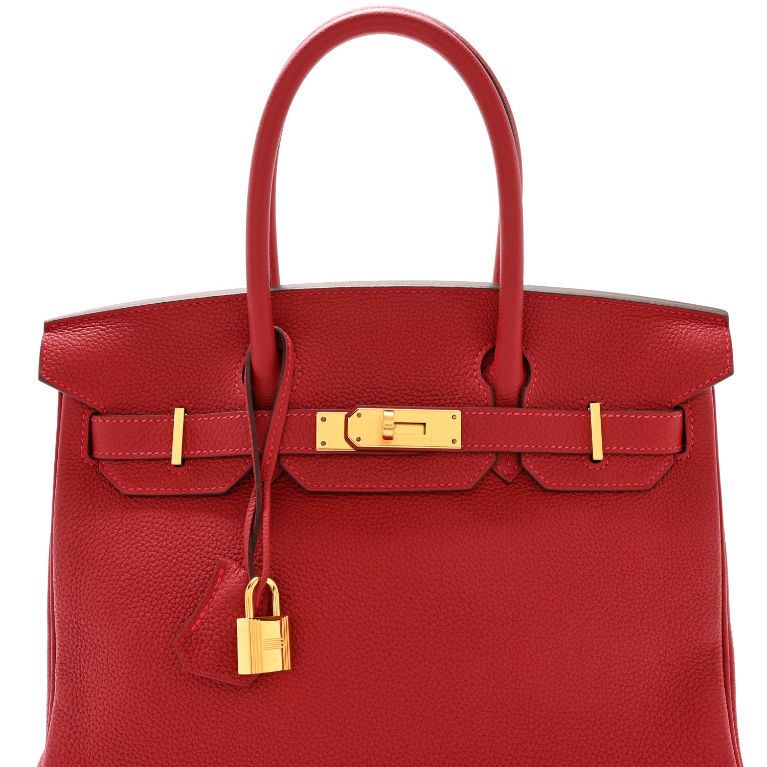 Hermes Togo Birkin 30 Rouge Vif 7 of 11