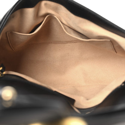 Gucci Calfskin Matelasse Medium GG Marmont Shoulder Bag Black 5 of 7