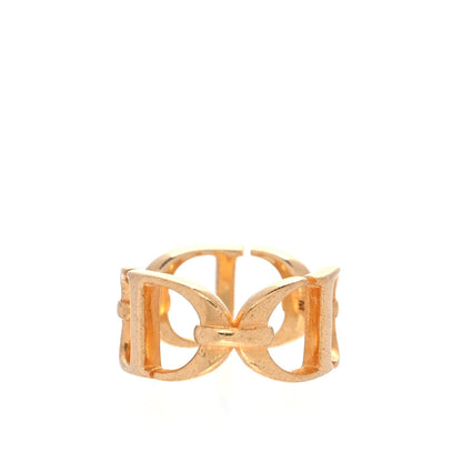 Christian Dior Metal CD Ring  Gold 2 of 4