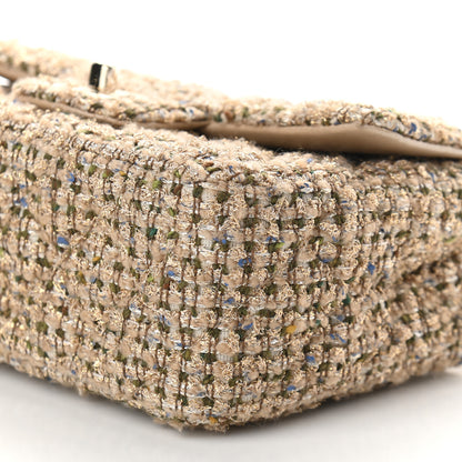 Chanel Tweed Quilted Mini Rectangular Flap Beige 9 of 9