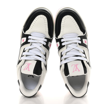 Louis Vuitton Calfskin LV Trainer Maxi Sneakers Black Pink 2 of 7