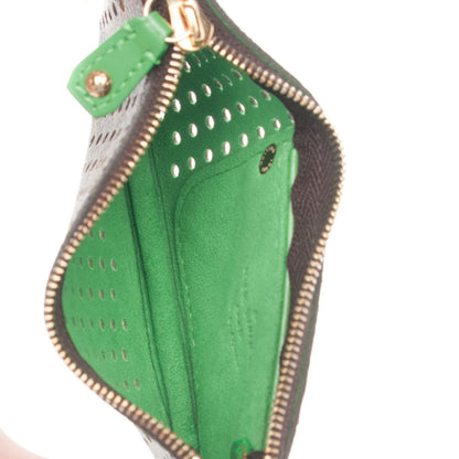 Louis Vuitton Monogram Perforated Key Pouch Green 5 of 7