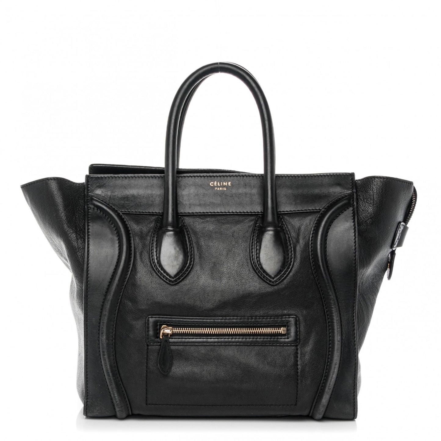 Smooth Calfskin Mini Luggage Black