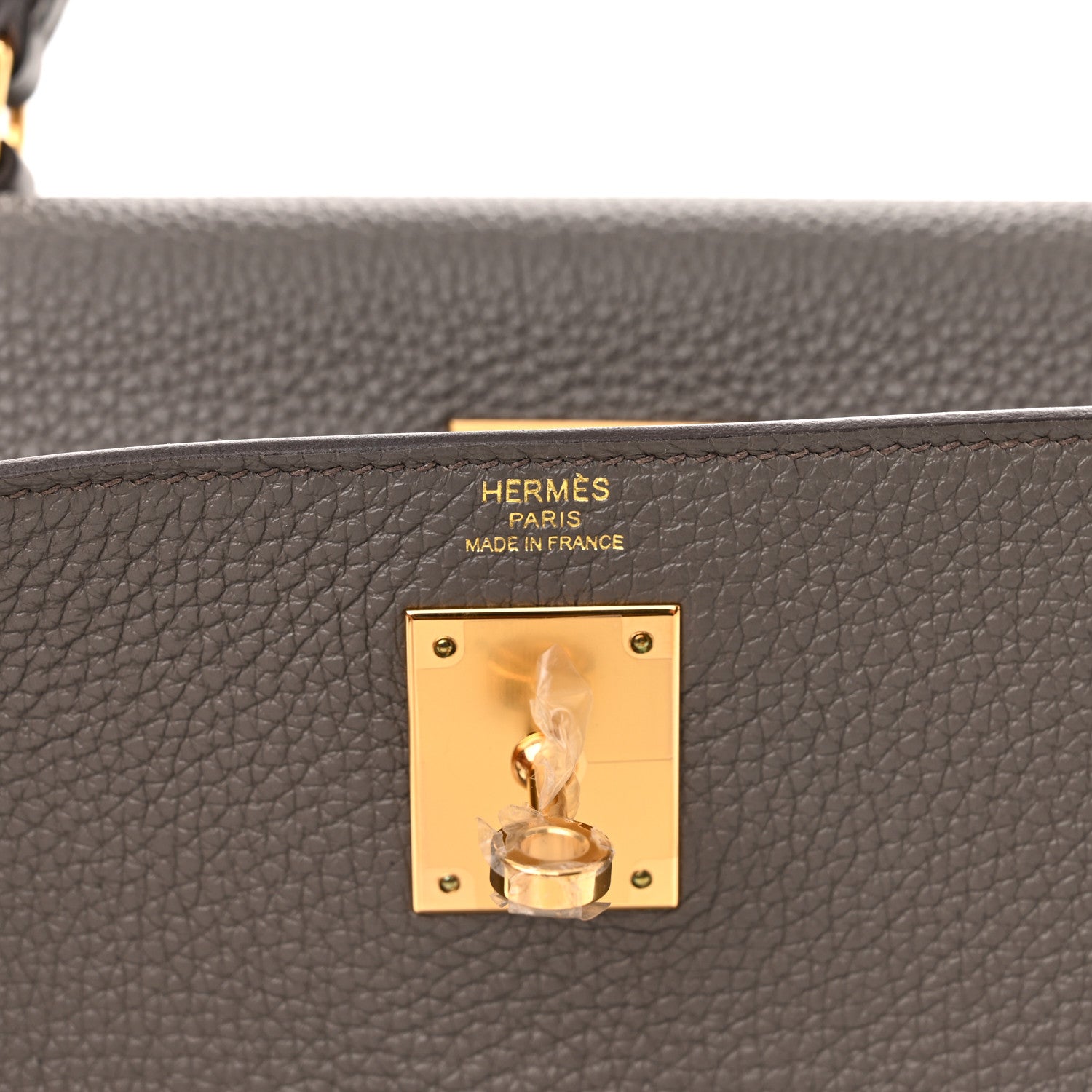 Hermes Togo Kelly Retourne 28 Etain 6 of 11