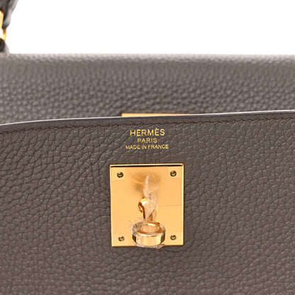 Hermes Togo Kelly Retourne 28 Etain 6 of 11