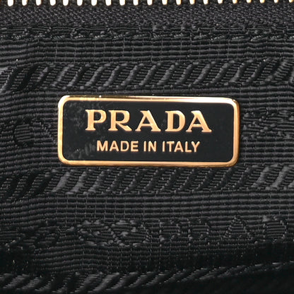 Prada Tessuto Vitello Shoulder Bag  Black 5 of 8