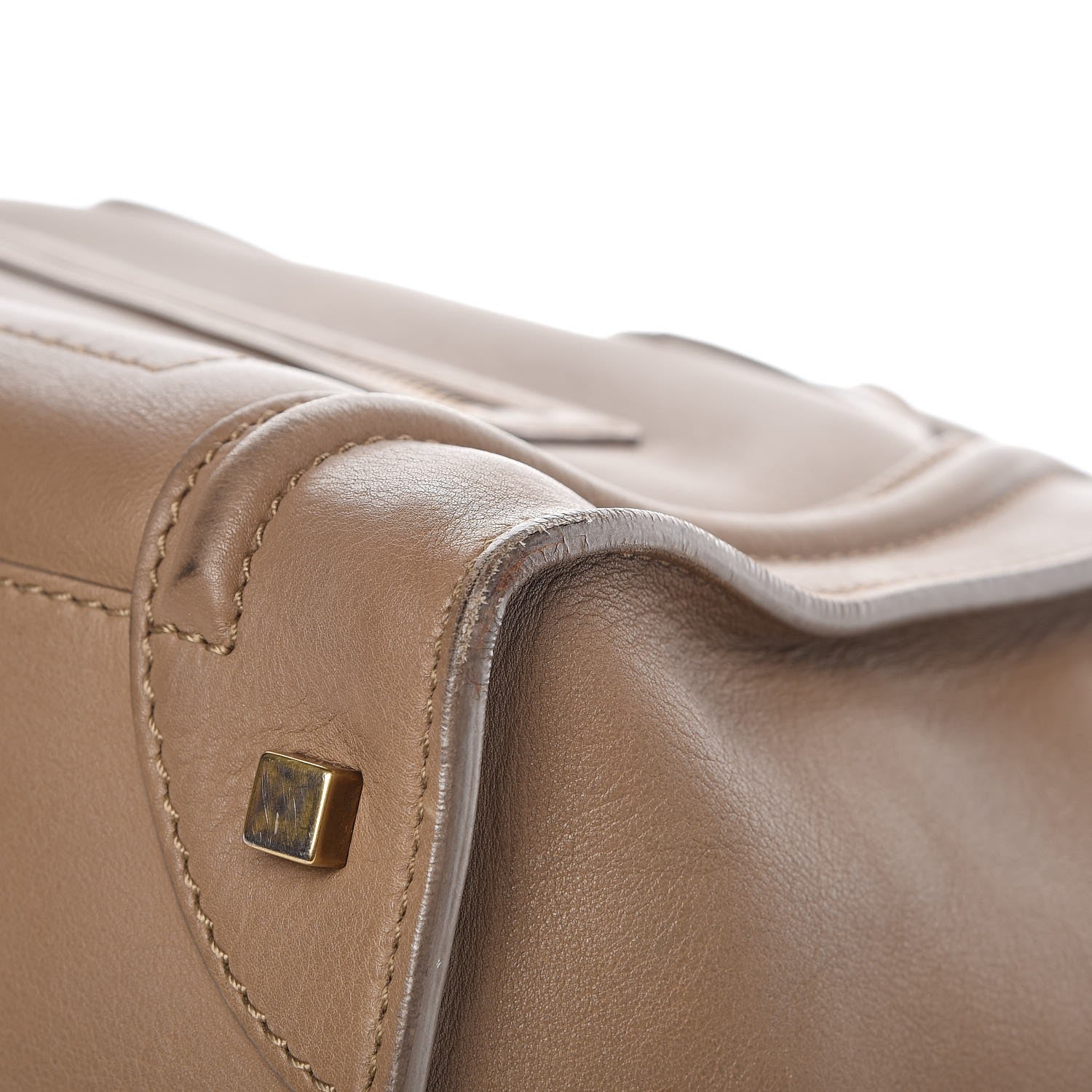 Celine Smooth Calfskin Mini Luggage Camel 9 of 17