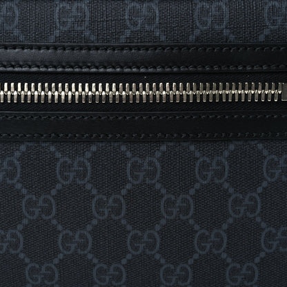 Gucci Soft GG Supreme Monogram Web Waist Bag Black Grey 6 of 6