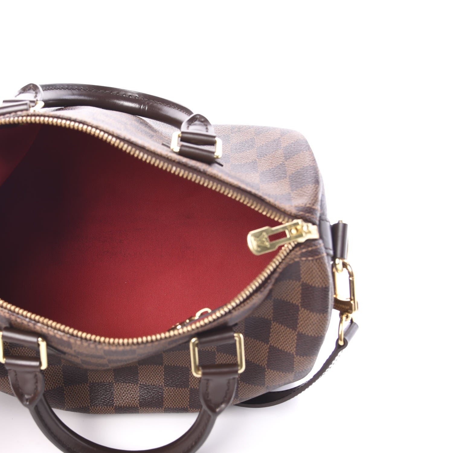 Louis Vuitton Damier Ebene Speedy Bandouliere 25 4 of 15