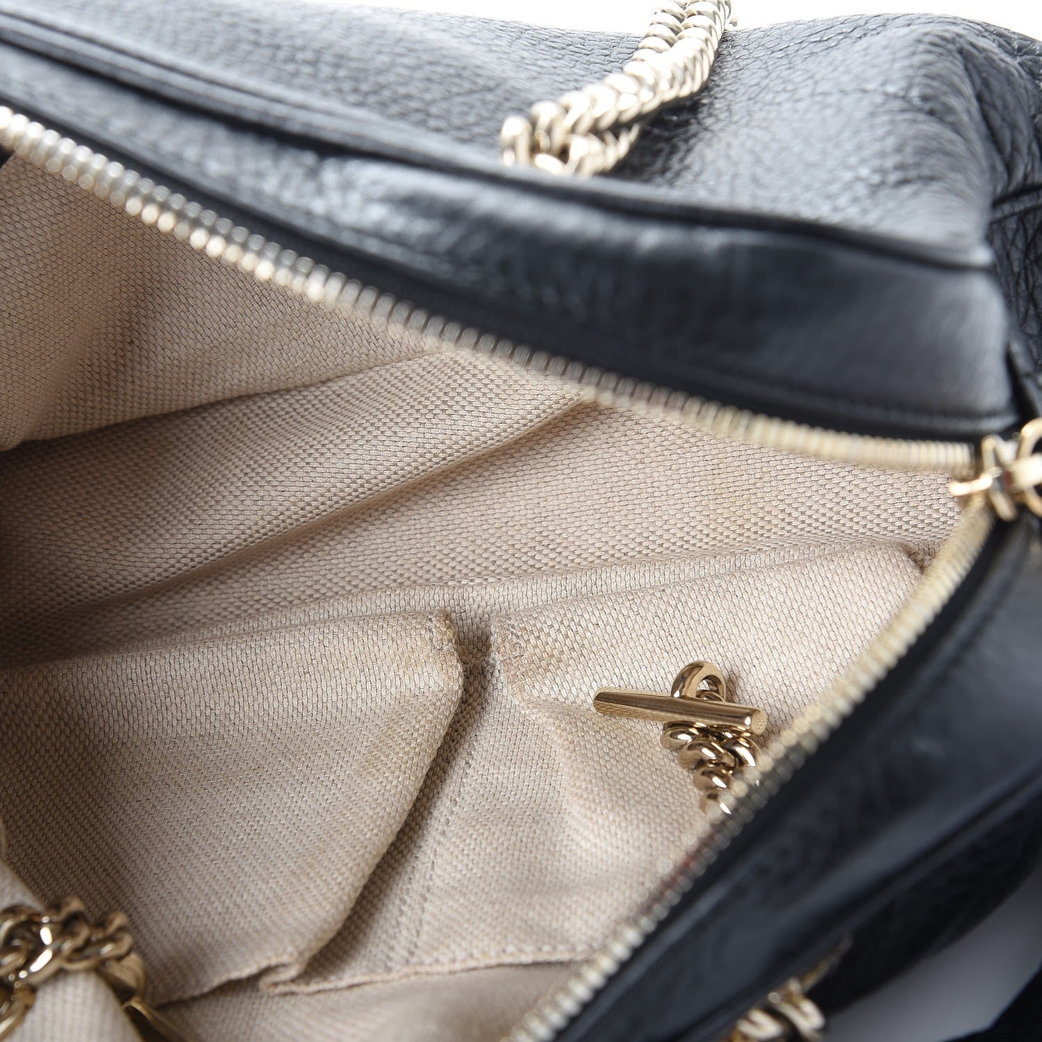 Gucci Pebbled Calfskin Small Soho Bowler Black 8 of 10