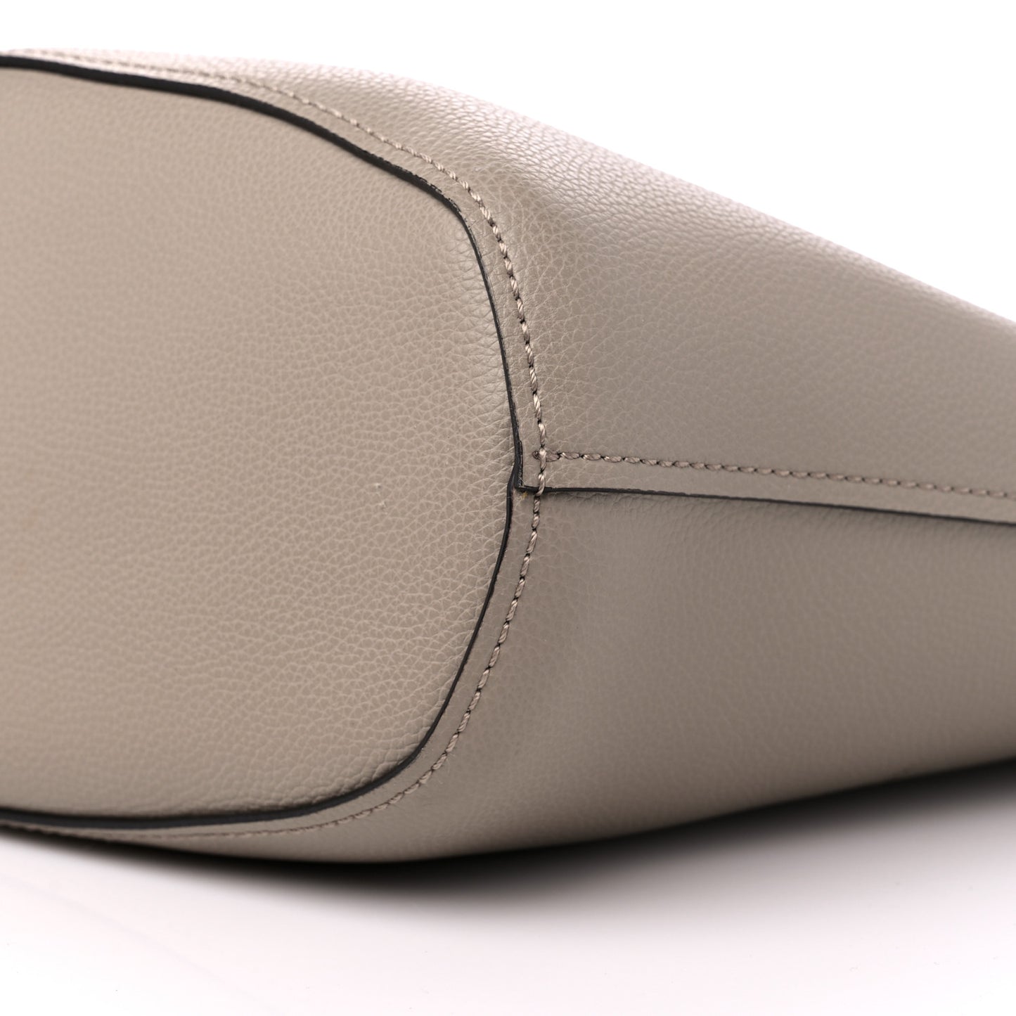 Smooth Grained Calfskin Medium Aby Tote Motty Grey