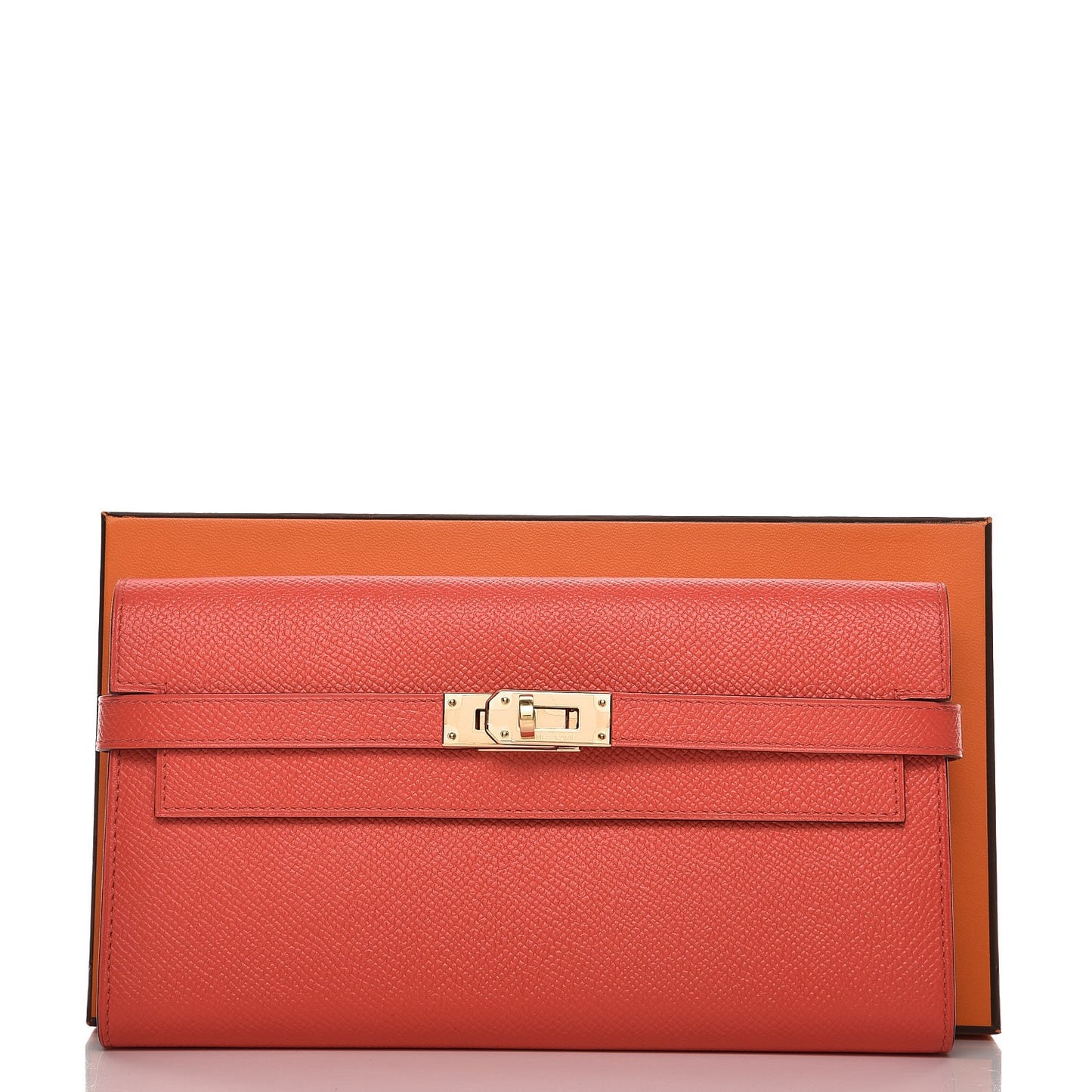 Epsom Kelly Longue Wallet Rose Jaipur