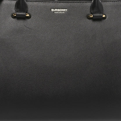 Burberry Calfskin Mega Check Small Banwell Tote Black 7 of 7