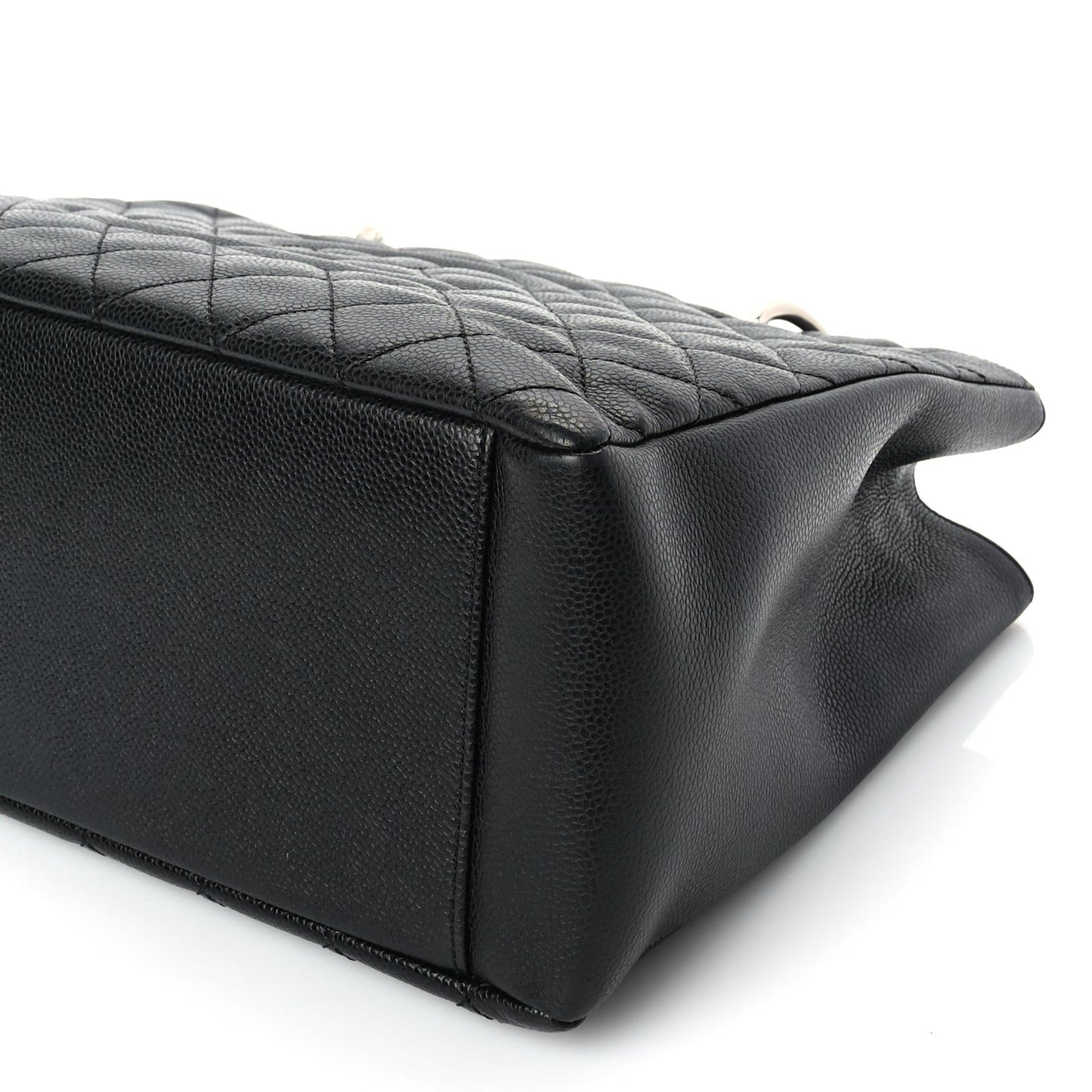 Caviar Quilted Grand Shopping Tote GST Black