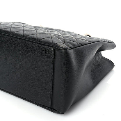 Chanel Caviar Quilted Grand Shopping Tote GST Black 9 of 9