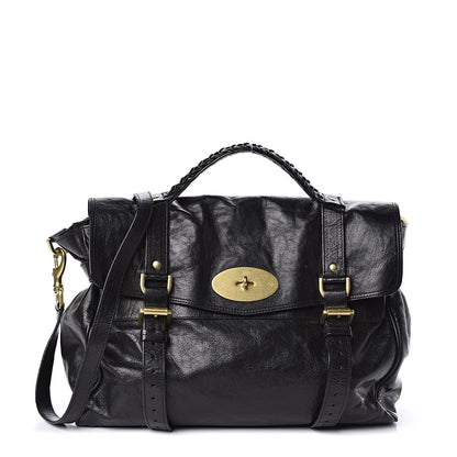 Mulberry Soft Buffalo Oversized Alexa Black 1 of 11