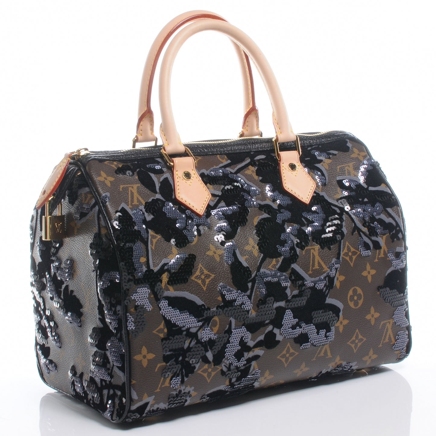 Monogram Fleur De Jais Sequins Speedy 30