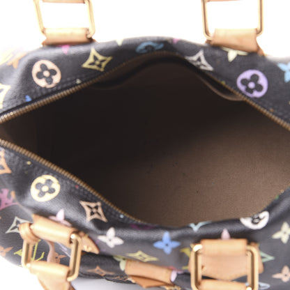 Louis Vuitton Monogram Multicolor Speedy 30 Black 4 of 14