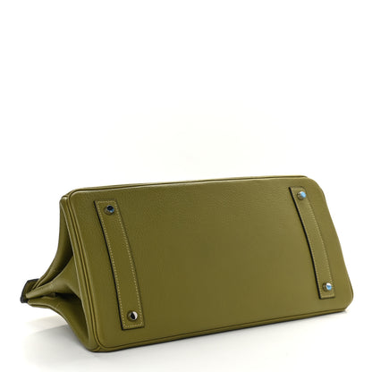 Hermes Taurillon Clemence JPG Birkin 42 Chartreuse 4 of 10