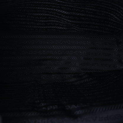 Prada Tessuto Nylon Saffiano Vela Backpack  Black 5 of 8