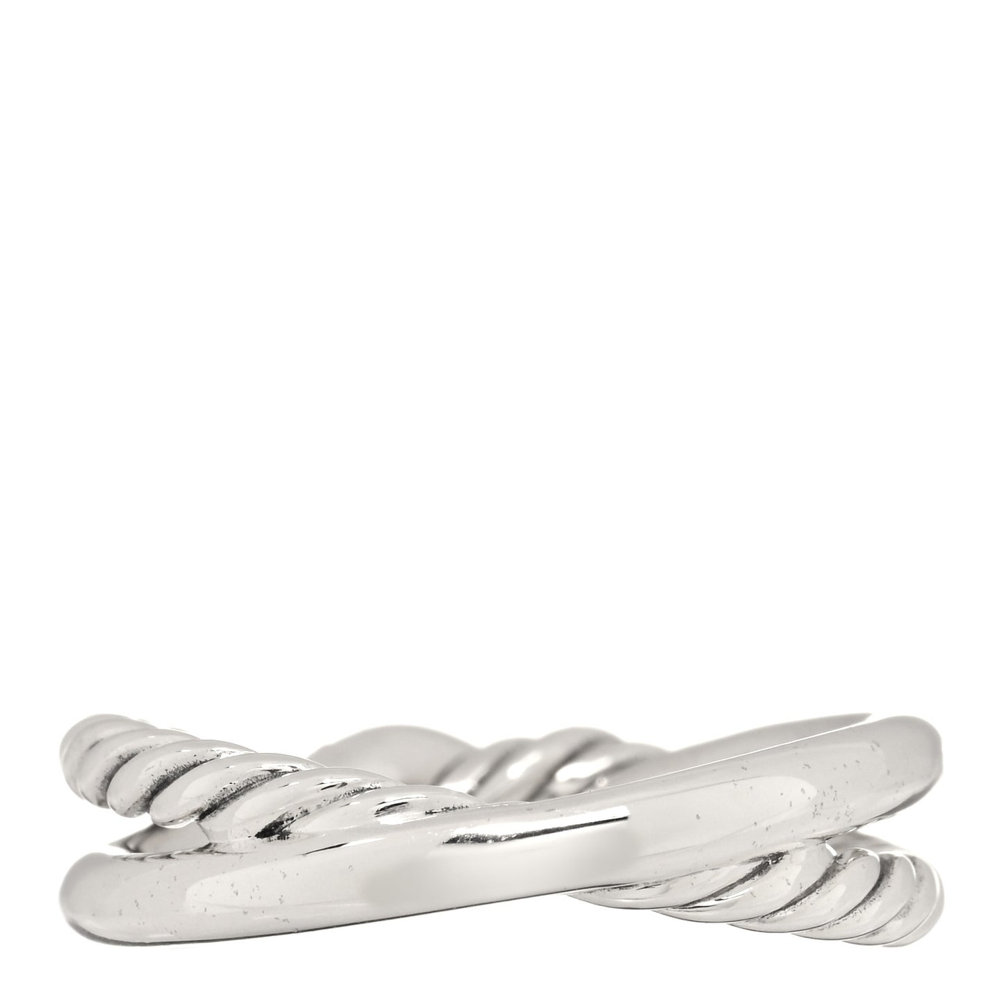 Sterling Silver Diamond Continuance Band Ring 54 7