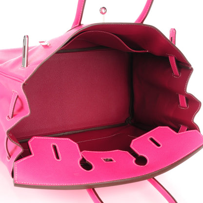 Hermes Epsom Candy Birkin 35 Rose Tyrien Rubis 27 of 27