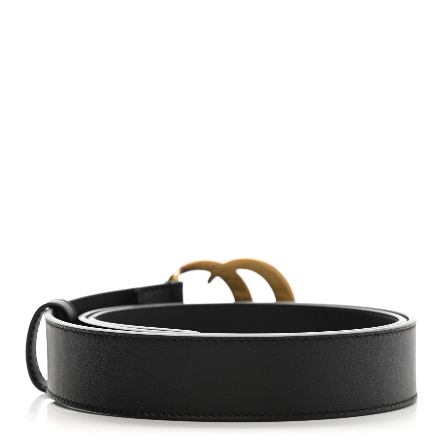 Gucci Calfskin Double G 30mm Belt 85 34 Black 2 of 10