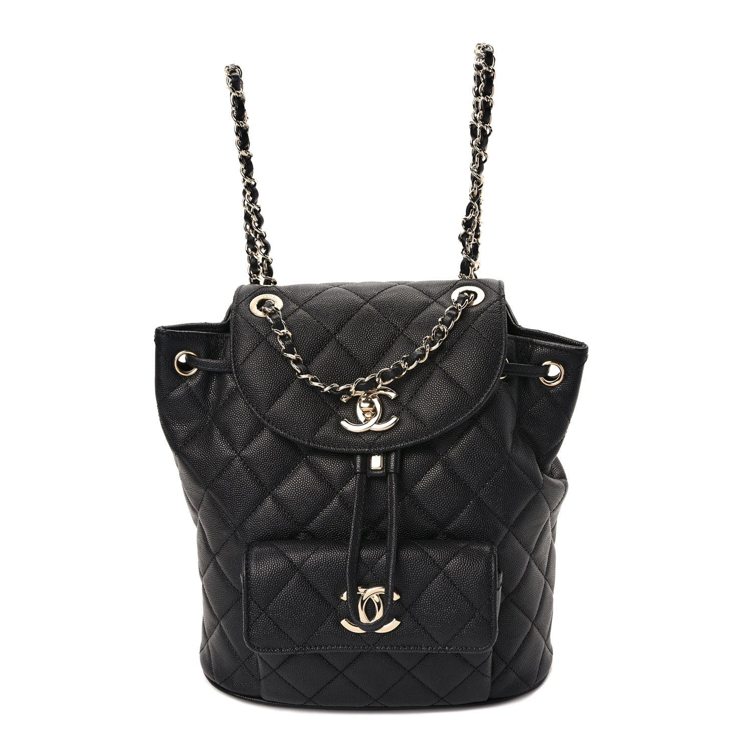 Chanel Caviar Quilted Backpack Bag Black 1 of 9