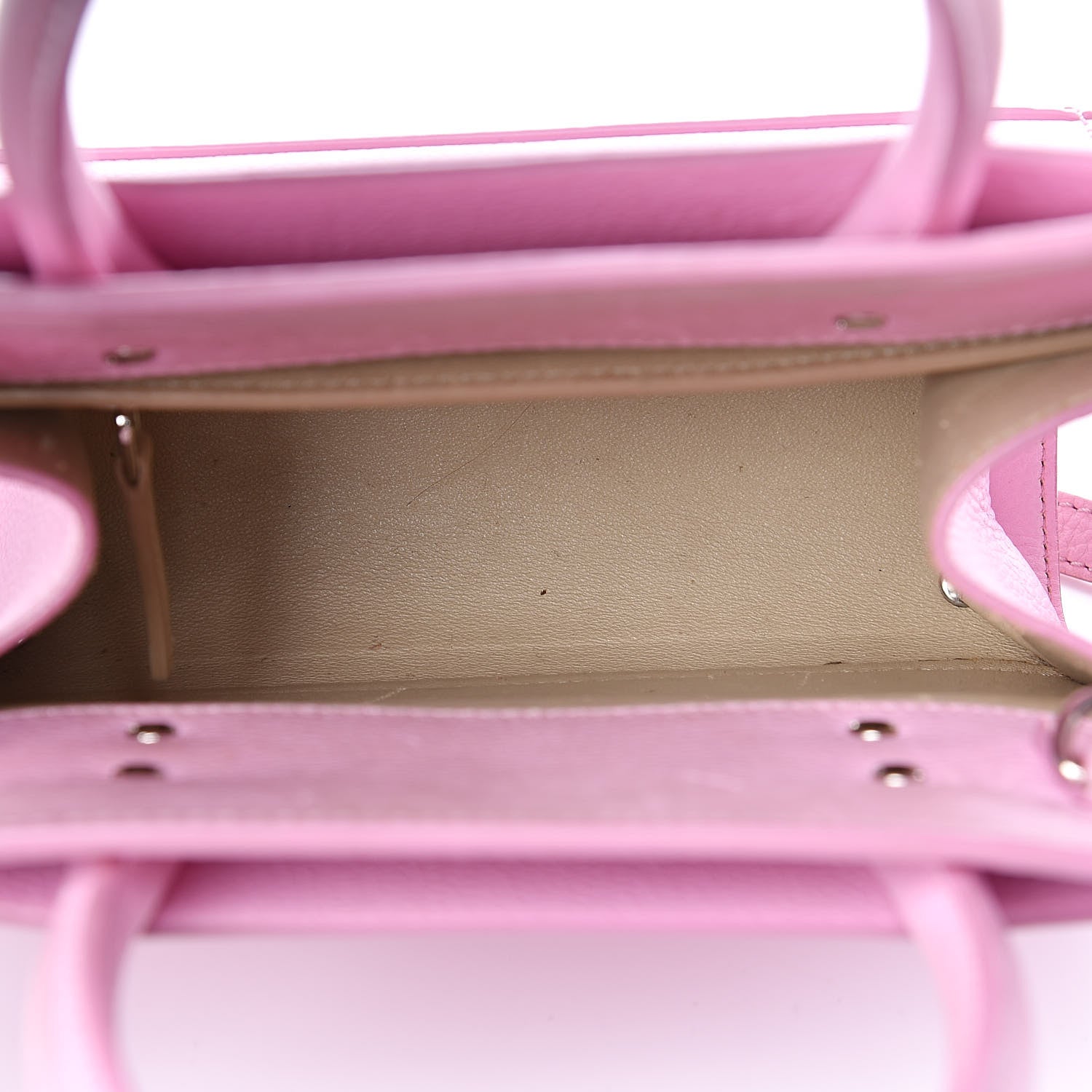 Givenchy Grained Calfskin Mini Horizon Satchel Bright Pink 5 of 11