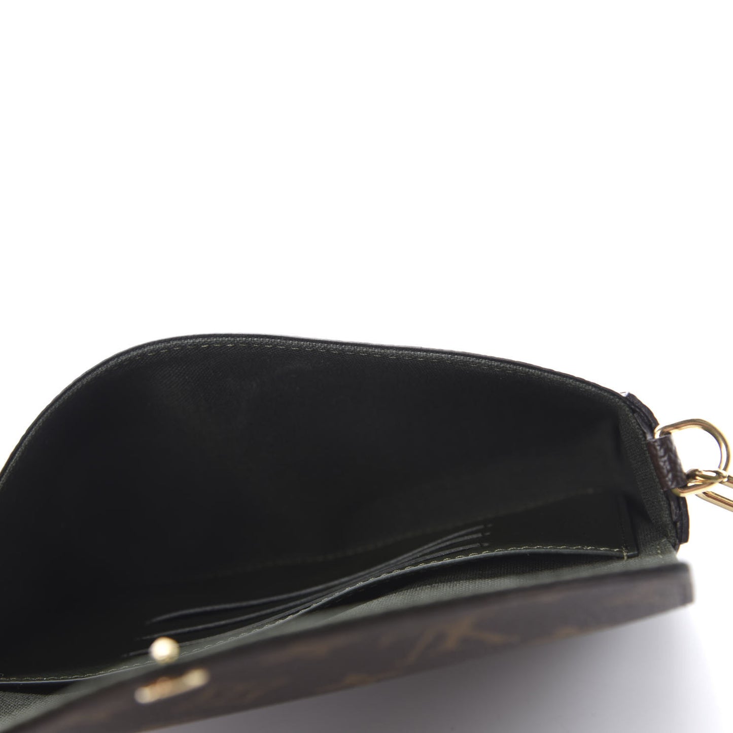 Monogram Felicie Strap & Go Kaki