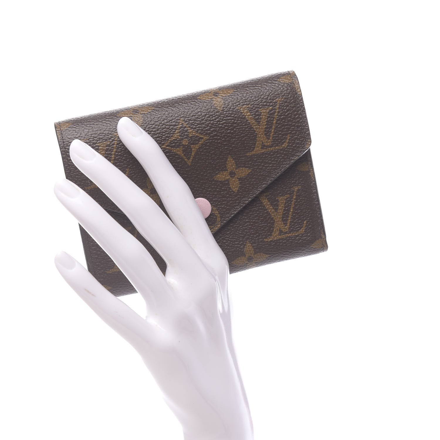 Louis Vuitton Monogram Victorine Wallet Rose Ballerine 2 of 7