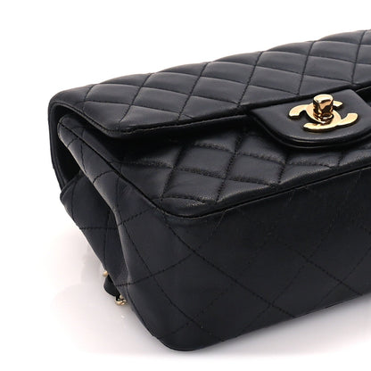 Chanel Lambskin Quilted Mini Rectangular Flap Black 8 of 9