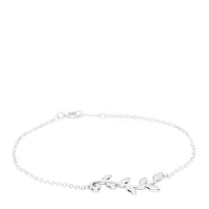 Tiffany Sterling Silver Paloma Picasso Olive Leaf Vine Bracelet 1 of 3