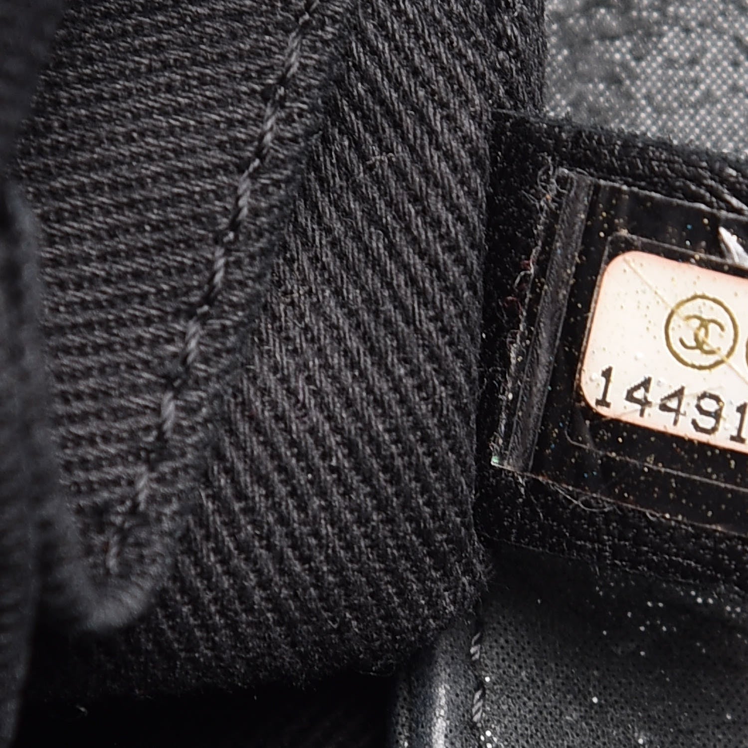 Chanel Iridescent Calfskin Large Just Mademoiselle Bowling Bag Black 11 of 15