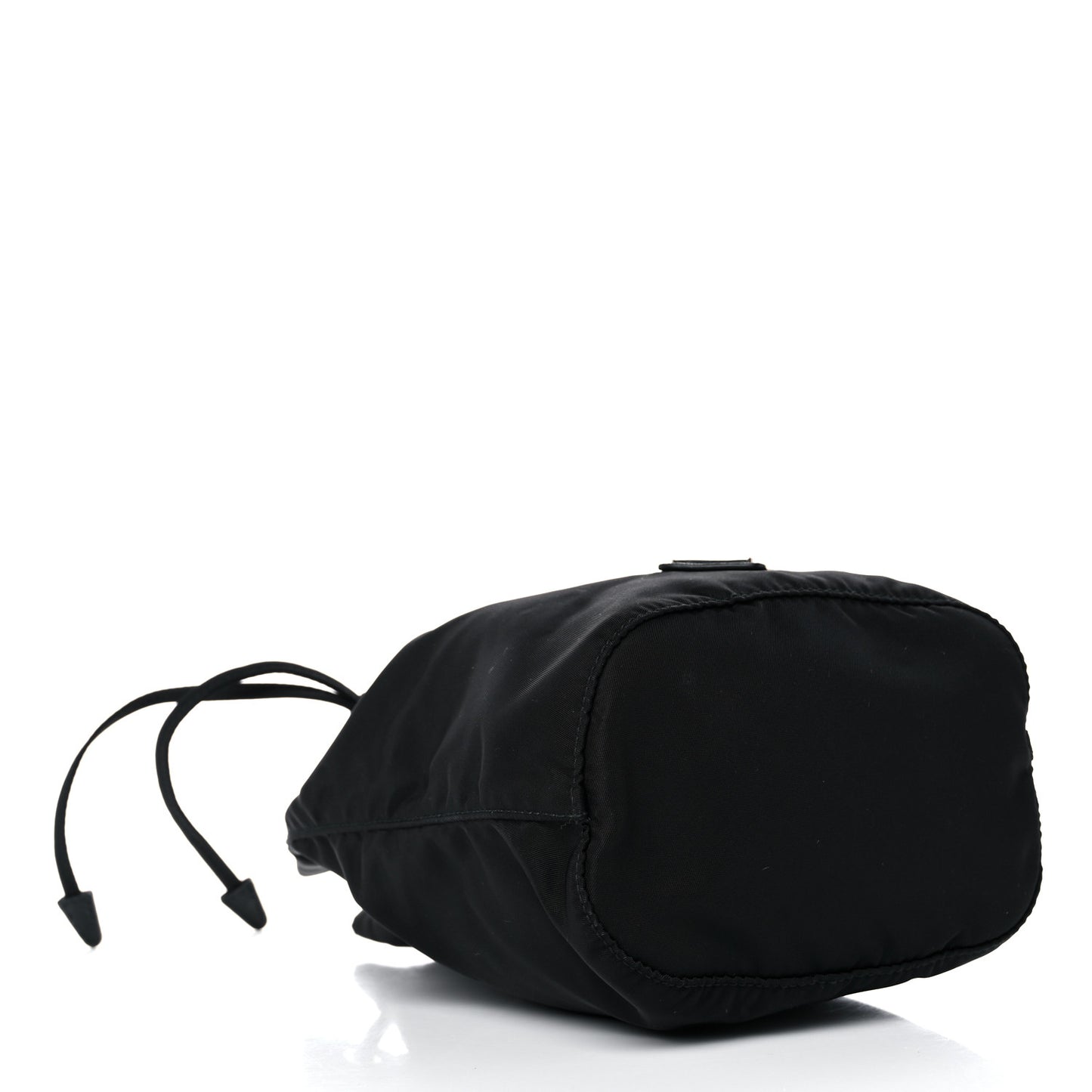 Nylon Vela Drawstring Pouch Black