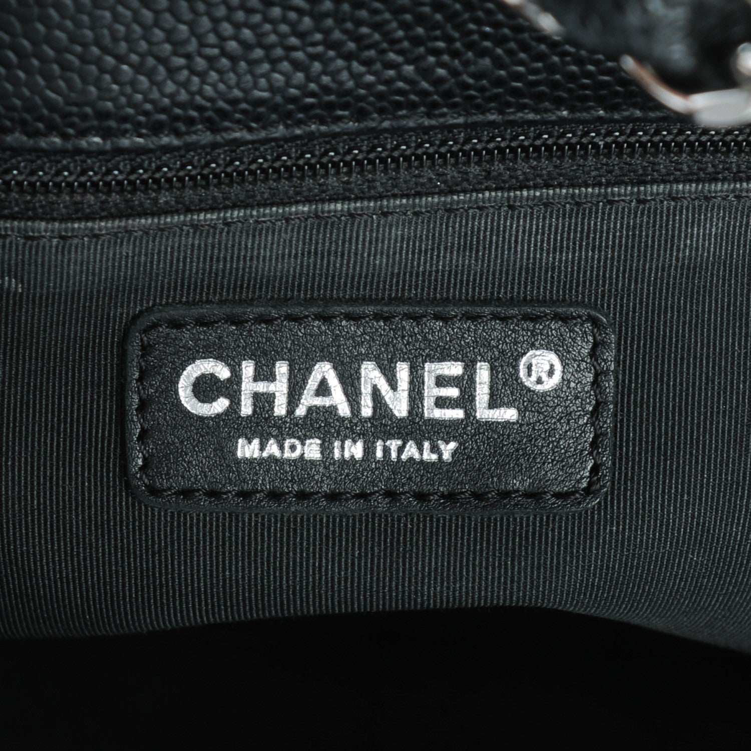 Chanel Caviar Quilted Grand Shopping Tote GST Black 6 of 9