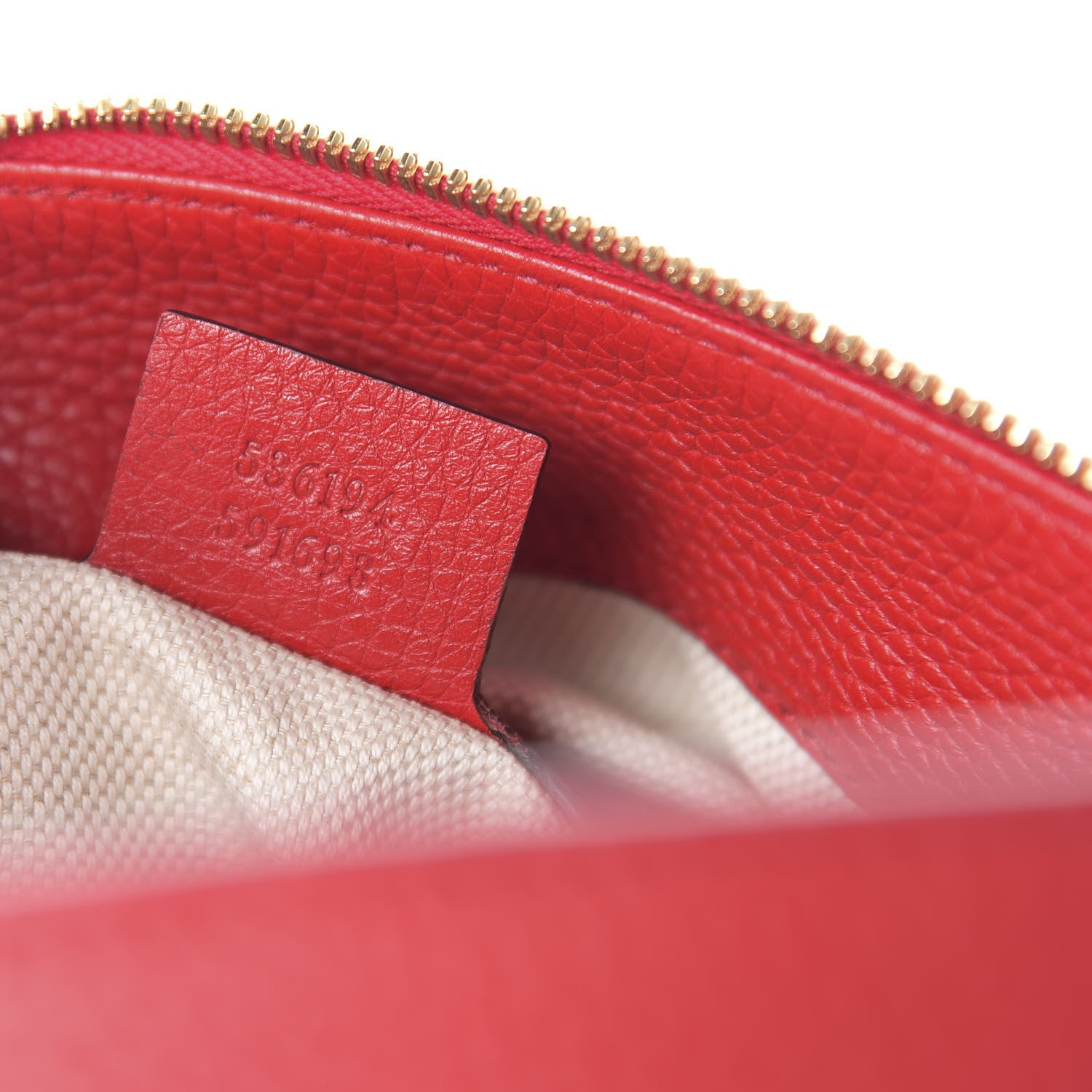 Gucci Pebbled Calfskin Large Soho Hobo Tabasco Red 9 of 10