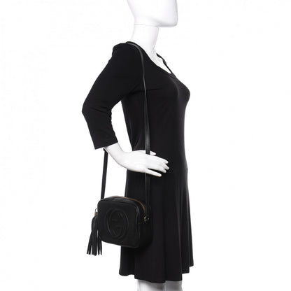 Gucci Pebbled Calfskin Small Soho Disco Bag Black 2 of 12