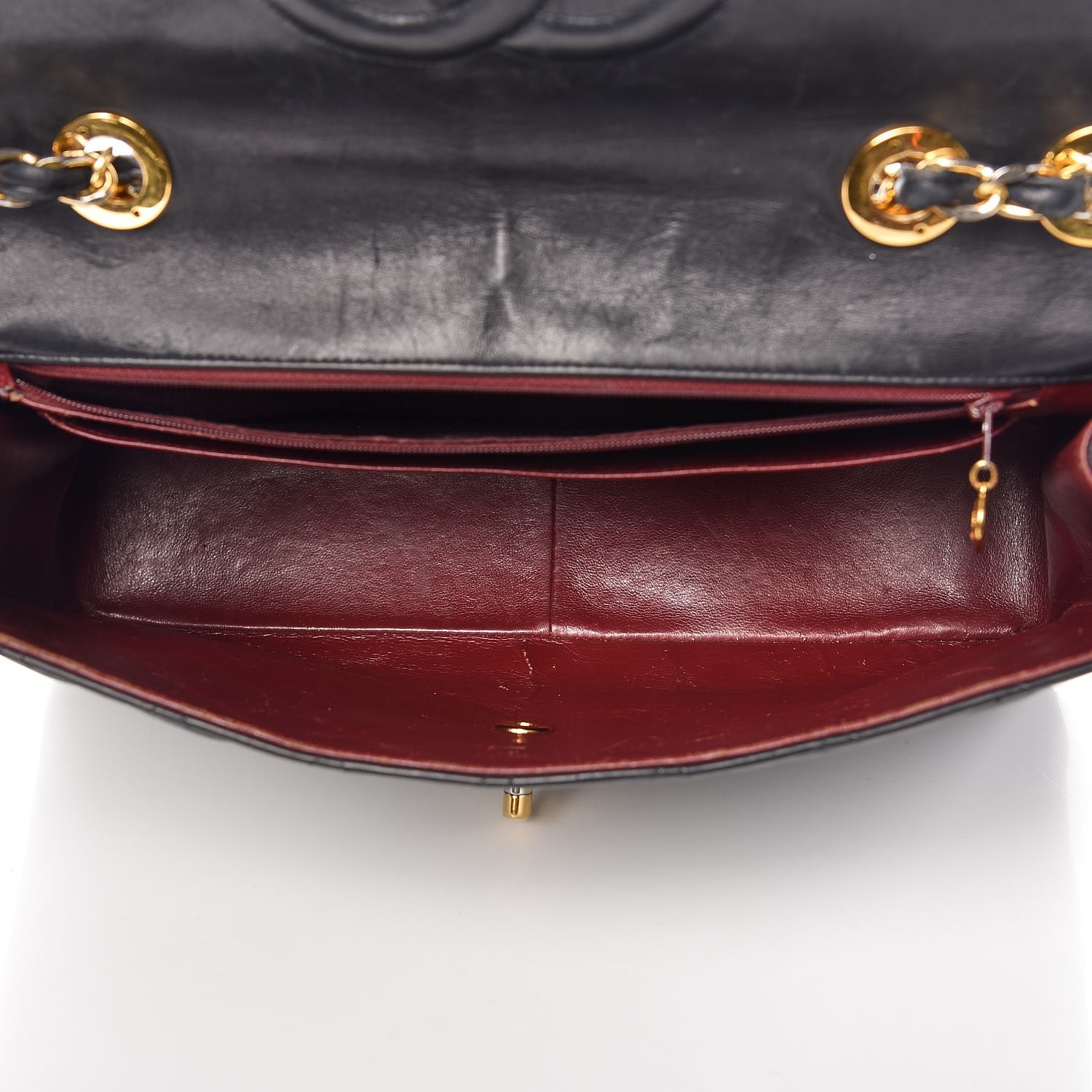 Chanel Lambskin Quilted XL Jumbo Single Flap Black 5 of 8