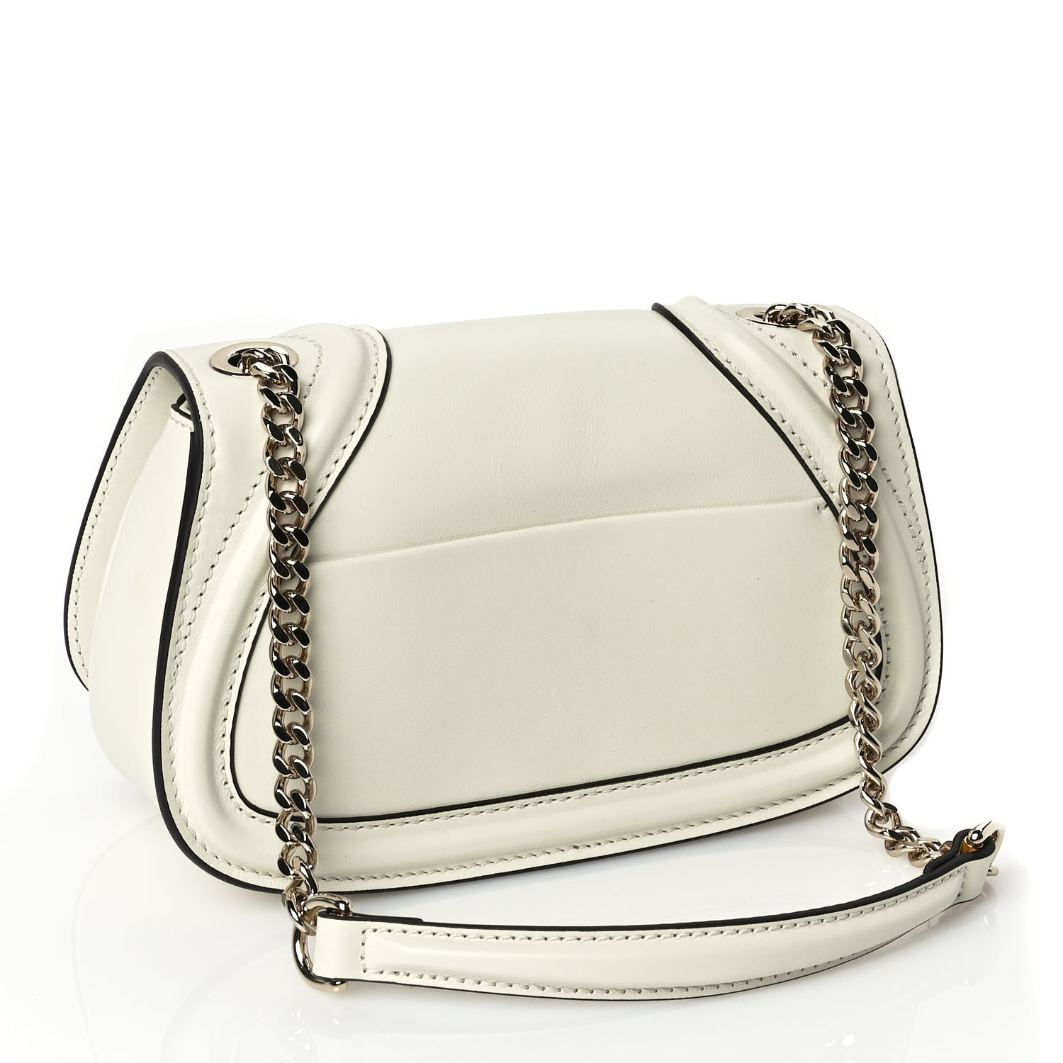 Gucci Calfskin Blondie Small Shoulder Bag Mystic White 2 of 8