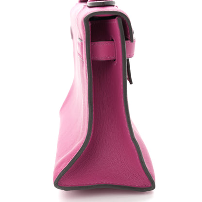 Hermes Swift Kelly Pochette Clutch Rose Pourpre 11 of 11