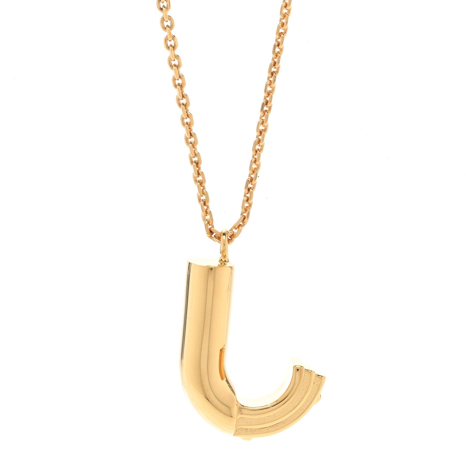 Louis Vuitton LV And Me Letter J Necklace Gold 4 of 8