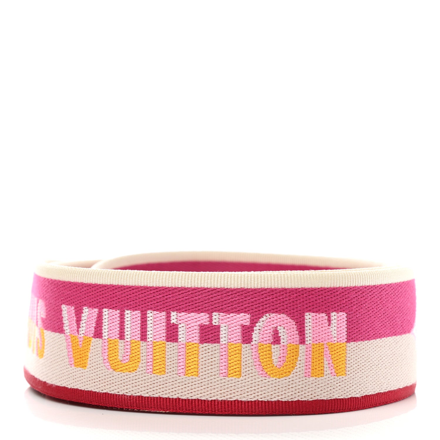 Louis Vuitton Jacquard Speedy Bandouliere 20 Shoulder Strap Fuchsia 2 of 3
