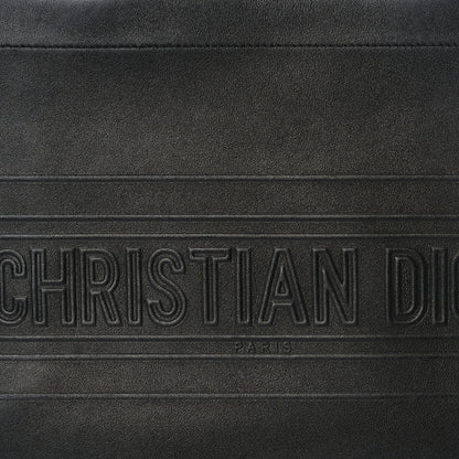 Christian Dior Calfskin Embossed Medium Book Tote Black 6 of 8