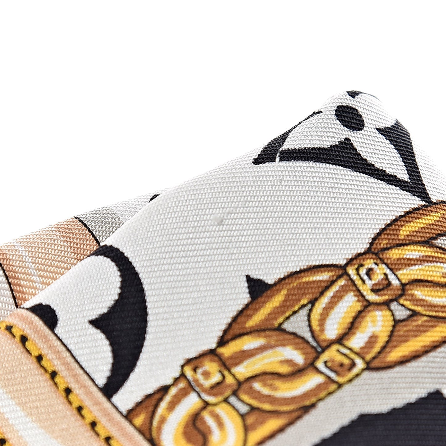 Silk Monogram Confidential Bandeau Black