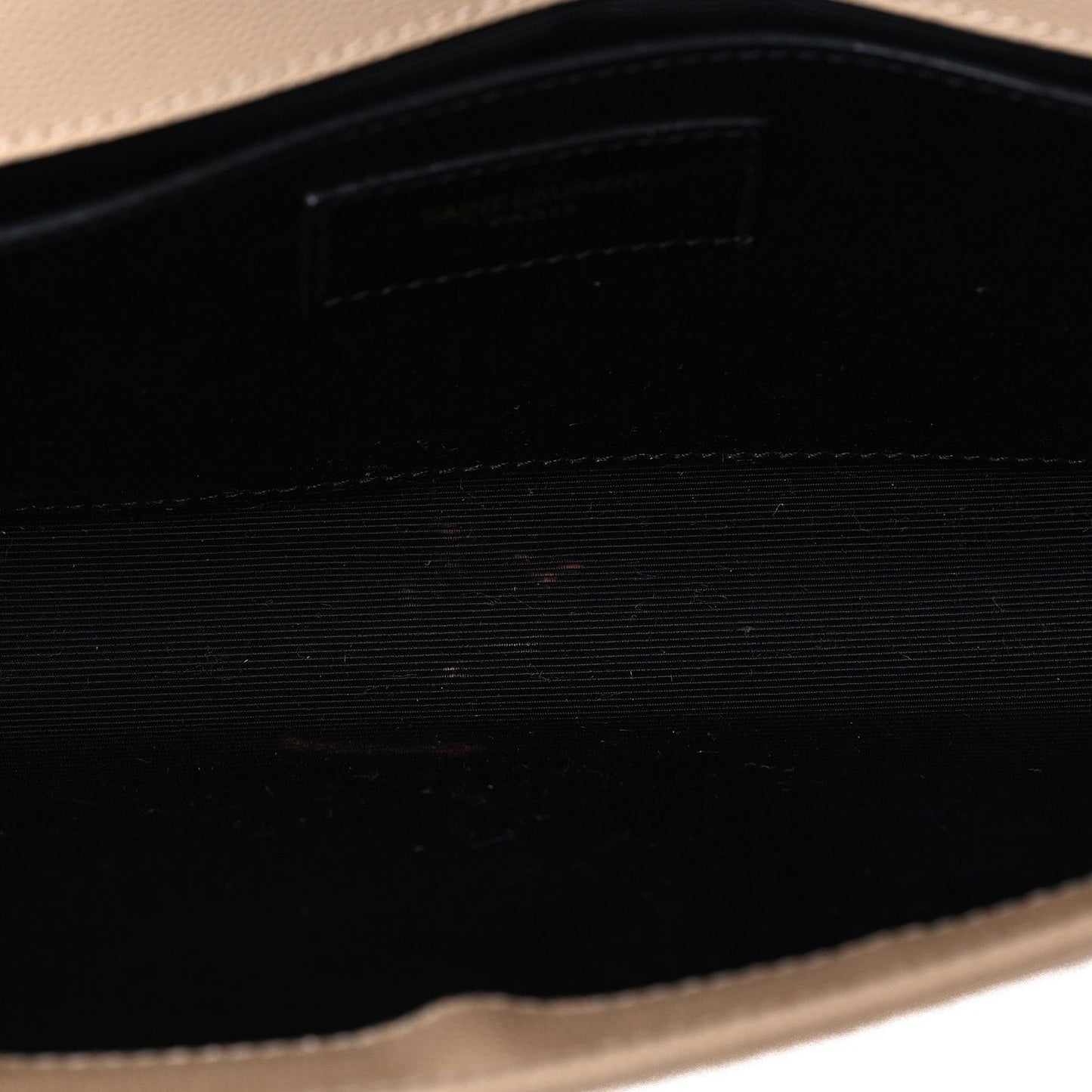 Grain De Poudre Classic Kate Clutch  Dark Beige