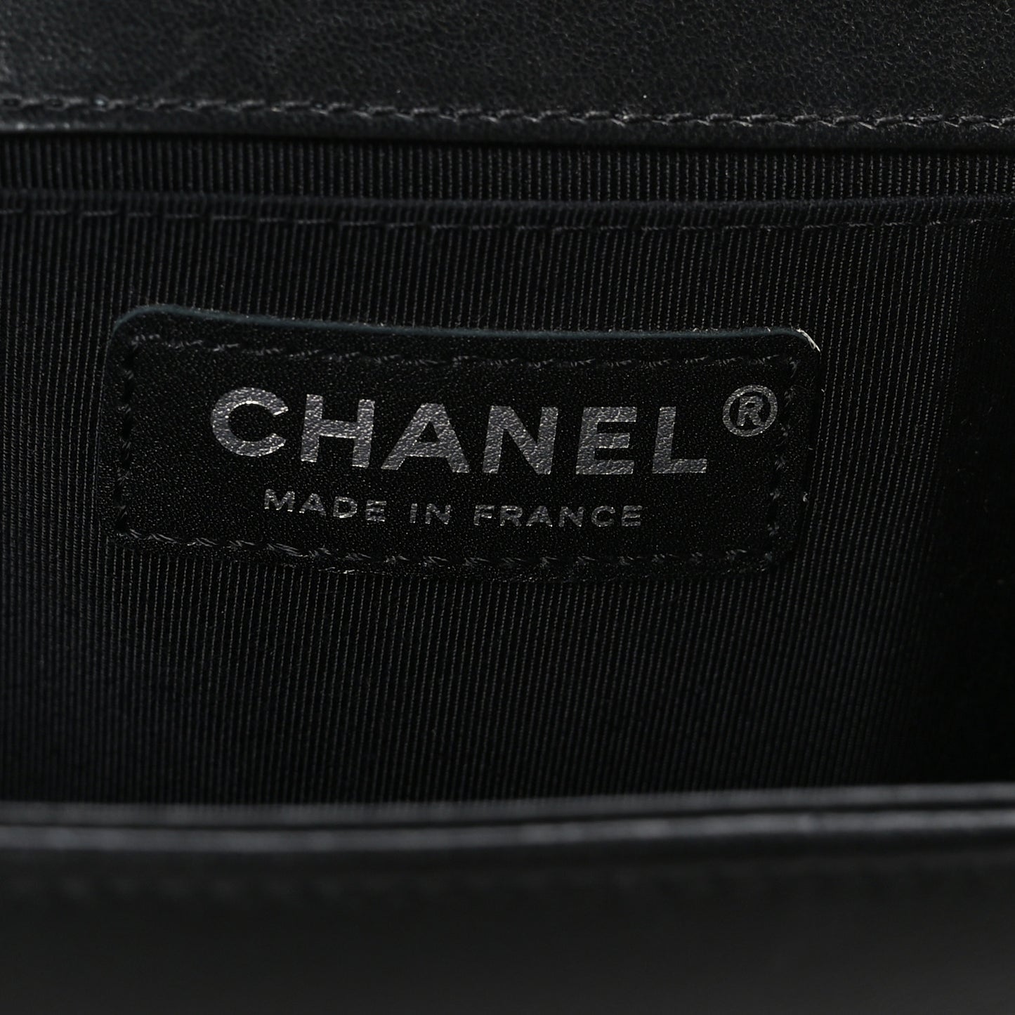 Calfskin Quilted Medium Boy Flap Black